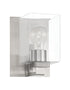 Craftmade McClane 1 Light Wall Sconce in Brushed Polished Nickel Model: 18506BNK1