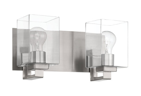 Craftmade McClane 2 Light Vanity in Brushed Polished Nickel Model: 18514BNK2