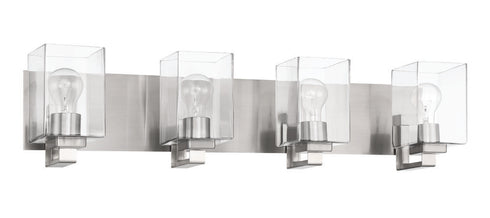 Craftmade McClane 4 Light Vanity in Brushed Polished Nickel Model: 18532BNK4