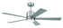 Craftmade McCoy 52 5 Blade 52 Inch McCoy 5 Blade in Brushed Polished Nickel With Brushed Nickel Blades Model: MCY52BNK5