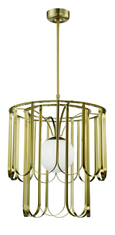 Craftmade Melody 1 Light Pendant in Brushed Polished Nickel Model: 54991-BNK