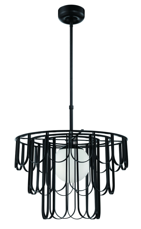 Craftmade Melody 1 Light Pendant in Satin Brass Model: 54992-SB