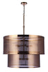 Craftmade Mesh 9 Light Pendant in Flat Black Model: 58999-FB