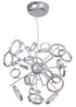 Craftmade Mira 26 Light 26 Ring LED Adjustable Chandelier in Chrome Finish Model: 47126-CH-LED