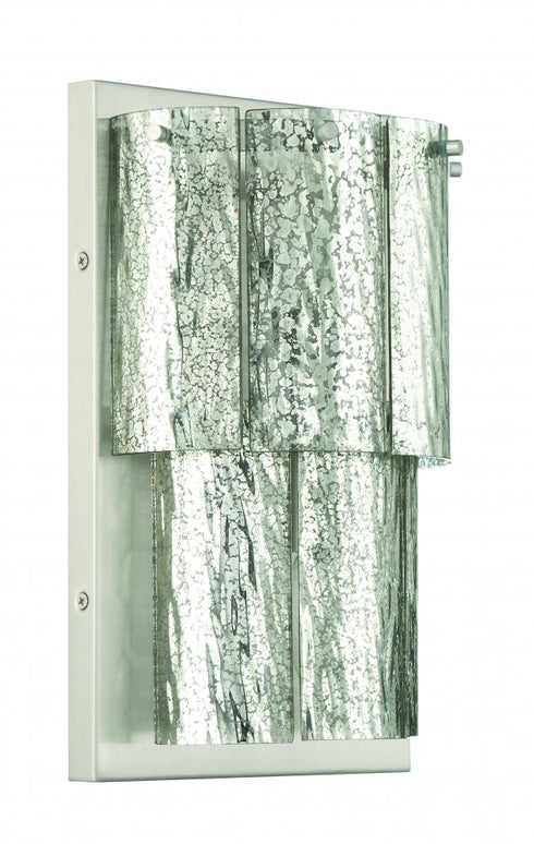 Craftmade Museo 2 Light Wall Sconce in Brushed Polished Nickel Model: 48662-BNK