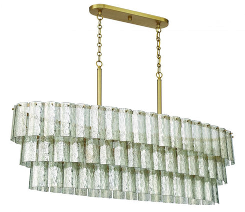 Craftmade Museo 7 Light Island in Brushed Polished Nickel Model: 48677-BNK
