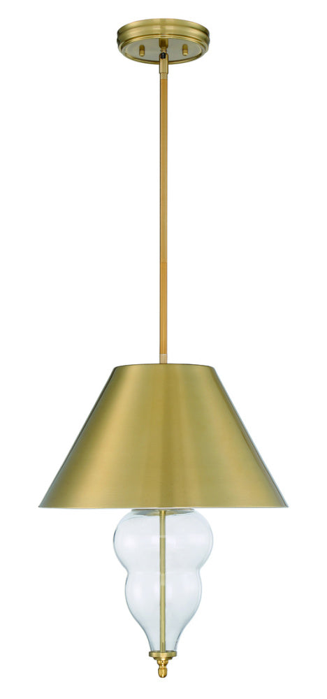 Craftmade Nabu 3 Light Pendant in Satin Brass Model: P955SB3