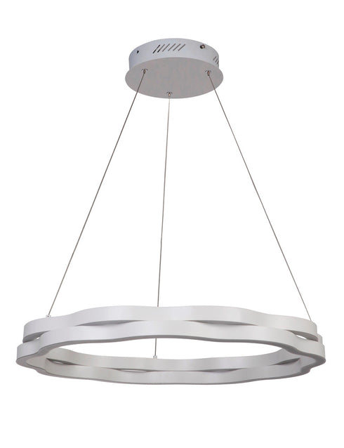 Craftmade Nimbelo 1 Light Large LED Pendant in White Finish Model: 47790-W-LED