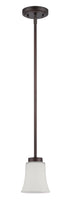 Craftmade Northlake 1 Light Mini Pendant in Aged Bronze Brushed Finish Model: 38391-ABZ