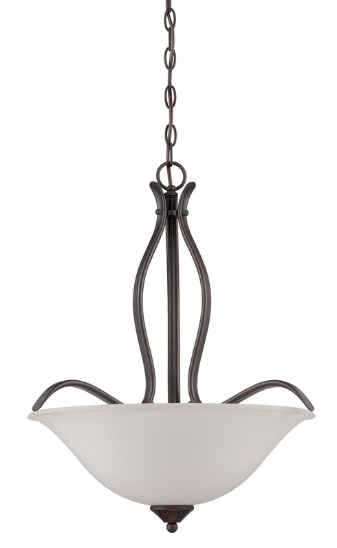 Craftmade Northlake 3 Light Pendant in Aged Bronze Brushed Finish Model: 38343-ABZ