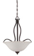 Craftmade Northlake 3 Light Pendant in Aged Bronze Brushed Finish Model: 38343-ABZ