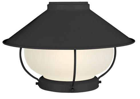 Craftmade Outdoor Light Kit 1 Light Wire Cage Frost Glass With 1x9w LED in Flat Black Finish Model: OLK13-FB-LED