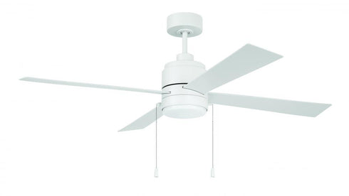 Craftmade Outdoor McCoy 52 4 Blade with Pull Chains 52 Inch Ceiling Fan Outdoor Wet Rated With ABS blades & LED Light Kit in Classic Bronze Finish Model: OMCY52CBZ4-PC