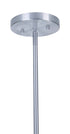 Craftmade Perimeter 1 Light Large Outdoor Pendant in Satin Aluminum Model: ZA4021-SA