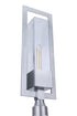 Craftmade Perimeter 1 Light Large Outdoor Post Mount in Satin Aluminum Model: ZA4025-SA