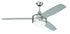 Craftmade Phaze II 3-Blade 52 Inch Phaze II 3 Blade in Brushed Polished Nickel With Walnu Dark Oak Blades Model: PHZ52BNK3