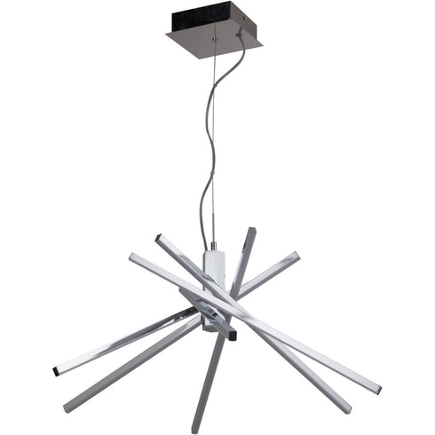 Craftmade Pinnacle 6 Arm LED Chandelier in Chrome Model: 45726-CH-LED