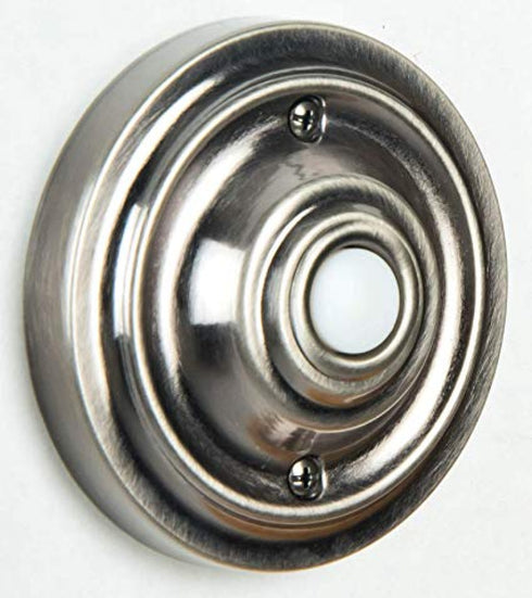 Craftmade Push Button-Surface Mount Surface Mount LED Lighted Push Button in Antique Pewter Model: PB3039-AP