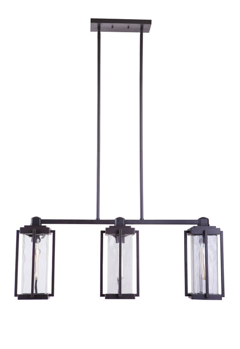Craftmade Pyrmont 3 Light Outdoor Island in Oiled Bronze Gilded Model: 54173-OBG
