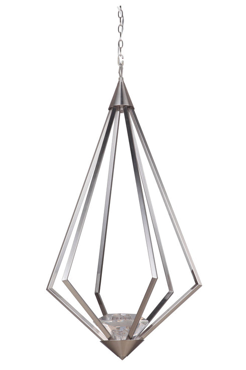 Craftmade Radiante 1 Light LED Large Pendant in Brushed Polished Nickel Finish Model: 49791-BNK-LED