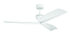 Craftmade Rafiki 52 Inch Ceiling Fan With Blades & No Light Kit Damp Rated in Flat Black Finish Model: RFK52FB3