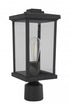 Craftmade Resilience Lanterns Resilience 1 Light Post Mount in Bronze Model: ZA2415-BZ-C