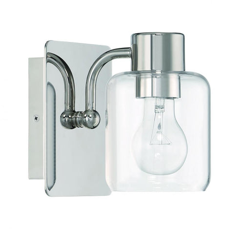 Craftmade Rori 1 Light Wall Sconce in Flat Black Model: 17705FB1
