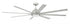 Craftmade Rush 72 72 Inch Rush in Flat Black With in Flat Black Blades Model: RSH72FB8