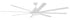 Craftmade Rush 84 84 Inch Rush in Flat Black With in Flat Black Blades Model: RSH84FB8