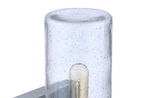 Craftmade Sabre 1 Light Outdoor Medium Wall Lantern With LED Accent in Satin Aluminum Model: ZA3910-SA-LED