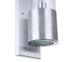 Craftmade Sabre 1 Light Outdoor Medium Wall Lantern With LED Accent in Satin Aluminum Model: ZA3910-SA-LED
