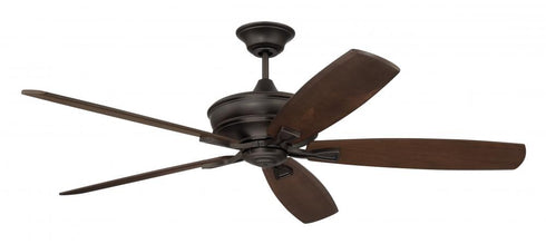 Craftmade Santori 60 60 Inch Santori Indoo Outdoor (Damp) in Espresso With Walnut Blades Model: SNT60ESP5