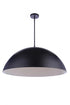 Craftmade Sculptural Statement Pendants 34.75 Inch Diameter Sculptural Statement Dome Pendant in Flat Black Model: P1001FB-LED