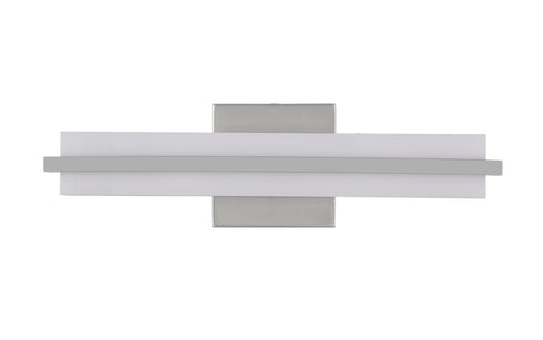 Craftmade Seger 1 Light 17 Inch LED Vanity in Brushed Polished Nickel Finish Model: 11117BNK-LED
