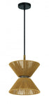 Craftmade Serena 1 Light Pendant in Chrome Walnut in Chrome / Walnut Finish Model: 58591-CHWAL