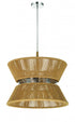Craftmade Serena 6 Light Pendant in Chrome Walnut in Chrome / Walnut Finish Model: 58596-CHWAL
