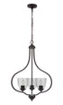 Craftmade Serene 3 Light Foyer in Brushed Polished Nickel Finish Model: 49933-BNK
