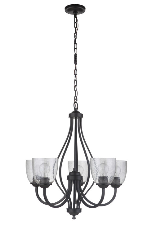 Craftmade Serene 5 Light Chandelier in Espresso Model: 49925-ESP