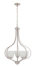 Craftmade Serene 5 Light Foyer in Brushed Polished Nickel Finish Model: 49935-BNK
