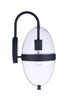 Craftmade Sivo 1 Light Medium Outdoor Wall Lantern in Midnight Model: ZA3514-MN