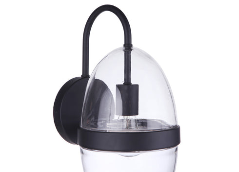 Craftmade Sivo 1 Light Medium Outdoor Wall Lantern in Midnight Model: ZA3514-MN