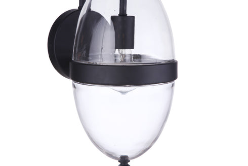 Craftmade Sivo 1 Light Medium Outdoor Wall Lantern in Midnight Model: ZA3514-MN