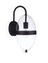 Craftmade Sivo 1 Light Medium Outdoor Wall Lantern in Midnight Model: ZA3514-MN