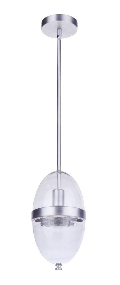 Craftmade Sivo 1 Light Outdoor Pendant in Midnight Model: ZA3511-MN