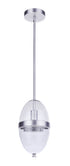 Craftmade Sivo 1 Light Outdoor Pendant in Midnight Model: ZA3511-MN