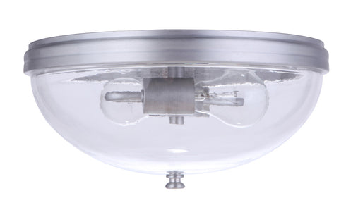 Craftmade Sivo 2 Light Outdoor Flush Mount in Midnight Model: ZA3537-MN