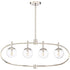 Craftmade Solar Powered Piltz 4 Light Island in Polished Nickel Model: 45574-PLN