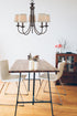 Craftmade Spencer 9 Light Chandelier in Chrome Finish Model: 26129-CH