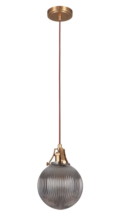 Craftmade State House 1 Light Mini Pendant in Vintage Brass Finish Model: P832VB1