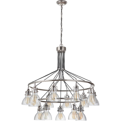 Craftmade State House 15 Light Chandelier in Polished Nickel Model: 51215-PLN